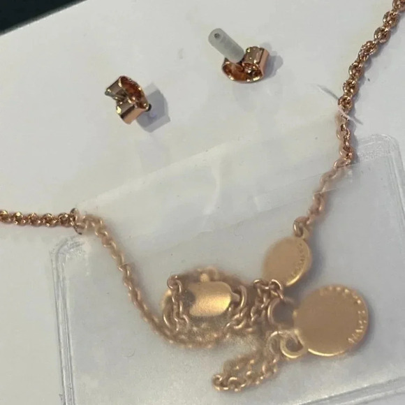 Earring and Necklace Set-Rose Gold** Limited Edition** - Picture 7 of 7